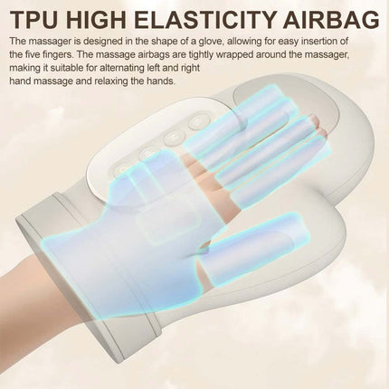 Cordless Hand Massager with Heat and Compression for Arthritis Relief