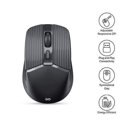 2.4Ghz Wireless Slim USB Mouse Mini Optical 3 DPI Modes PC Mac Laptop