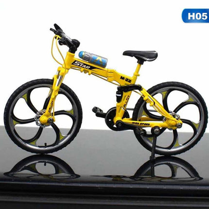 Mini 1 10 Diecast Metal Mountain Bike Finger Bicycle Racing Toy