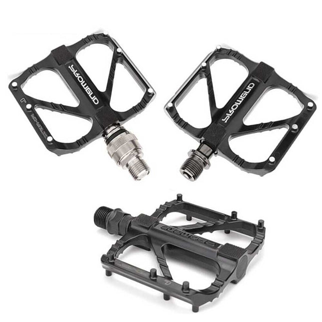 PROMEND 3-Bearing Ultralight Pedal, Quick Release Anti-Slip Aluminum Alloy