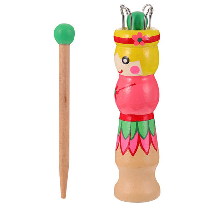 Large Dolly Bobbin French Knitting Toy, Educational Threading