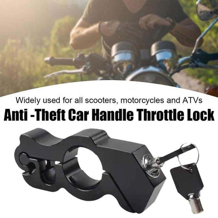 Handlebar Grip Safety Lock, Anti-Theft Brake for Motorbike Scooter