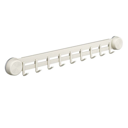 9 Hooks Suction Wall Mounted Coat Hooks, Bathroom Kitchen Utensil Rack