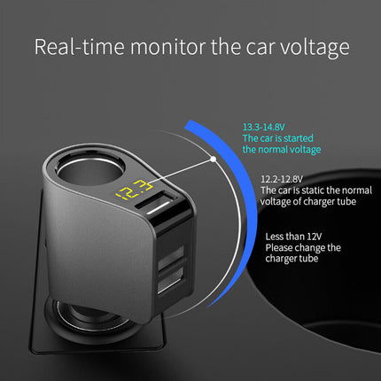 Universal Dual USB Car Charger Fast Charge 3.1A Cigarette Adapter