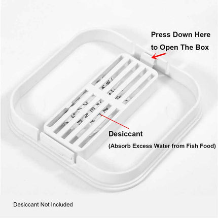 Automatic Fish Feeder with Timer, Large Capacity for Aquarium Use