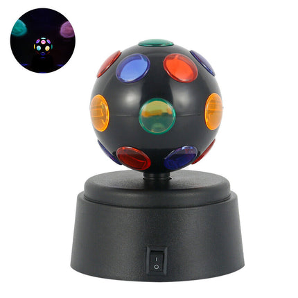 LED Disco Ball Light, Battery-Powered Party DJ Club Stage Lamp