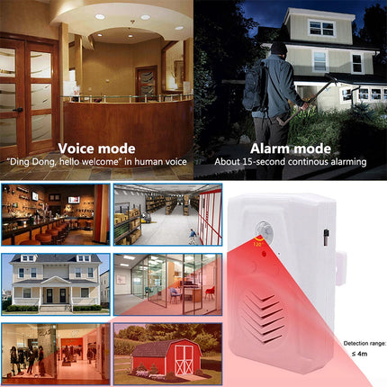 Motion-Activated Mini MP3 Player, Welcome Sound Speaker with Infrared Sensor