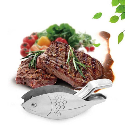 Fish Shape Stainless Steel Lemon Juicer Manual Lime Squeezer Press Tool