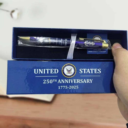 U.S. Navy 250th Anniv Commemorative Pen (1775–2025) – Naval Gift Collect