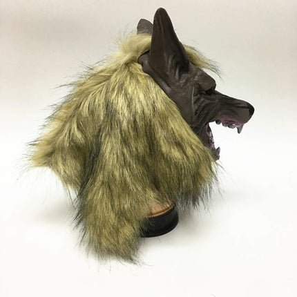 Halloween Werewolf Mask & Claw Gloves Cosplay Costume Horror Prop Set