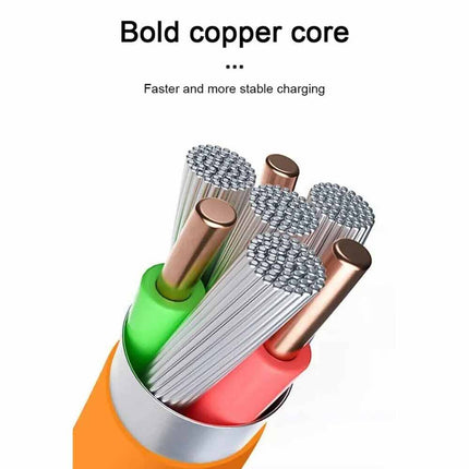 6A 120W Super Fast USB C Cable Liquid Silicone Heavy Duty Boxed