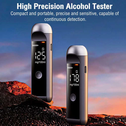 Rechargeable Digital Breathalyzer Alcohol Tester Analyzer Detector