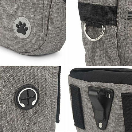 Large Capacity Dog Training Pouch, Waist Bag for Treats & Snacks