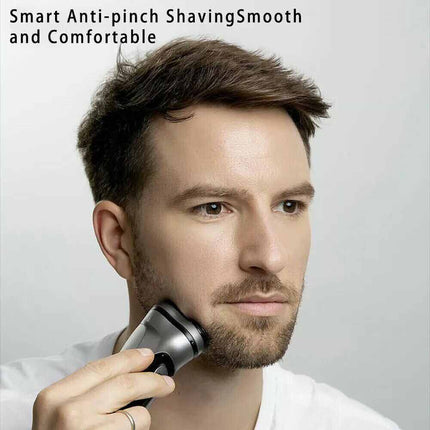 Men's Electric Rotary Shaver 3 Heads, Cordless Wet/Dry USB Rechargeable