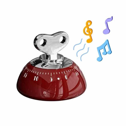 Manual Mechanical Magnetic Kitchen Timer, 60-Minute Countdown for Cooking