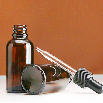 5-100ml Amber Glass Dropper Bottle, Essential Oils Reagent Eye Pipette AU