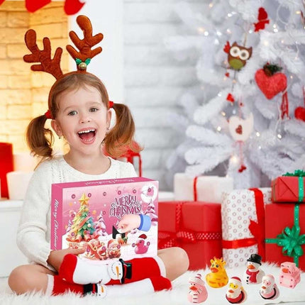 2025 Christmas Countdown Advent Calendar Pink Duck Daily Surprise