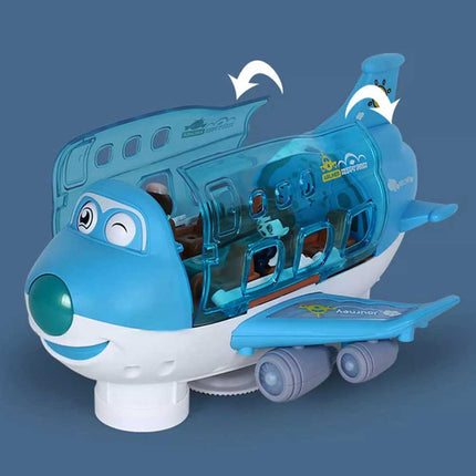 360° Rotating Electric Toy Plane with Sound & Light for Boys Xmas