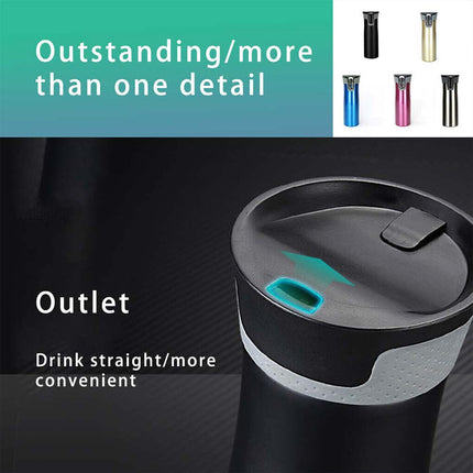 550ml Stainless Steel Thermal Bottle Travel Mug Portable Coffee Cup