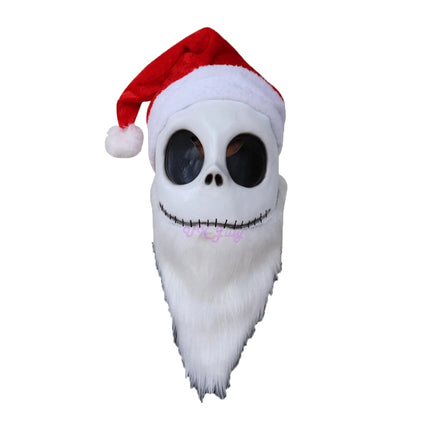 Halloween Adult Skeleton Full Face Mask for Men, Scary Costume Prop