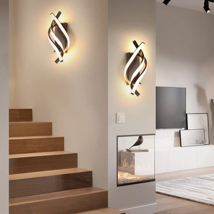 Modern 28W Indoor LED Wall Light Bedroom 3 Light Dimmable 2500LM