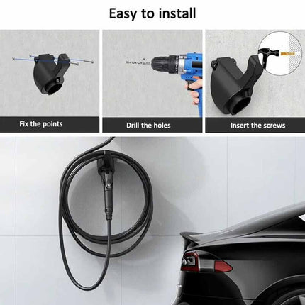 EV Charging Gun Holder Type 2 Cable Fixed Socket for Electric Car Charger