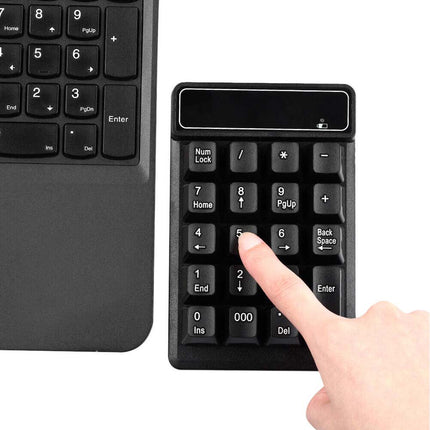 Wireless Numeric Keypad 2.4GHz, 19 Keys, Mechanical Feel Keyboard