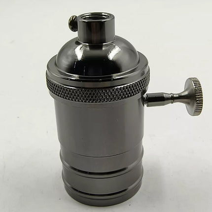 Vintage E27 Screw Bulb Holder Socket Light Base with Switch