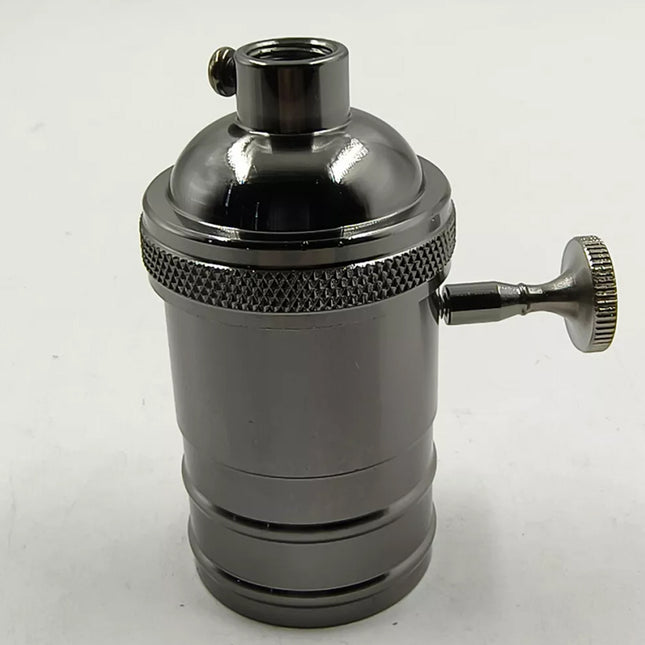 Vintage E27 Screw Bulb Holder Socket Light Base with Switch