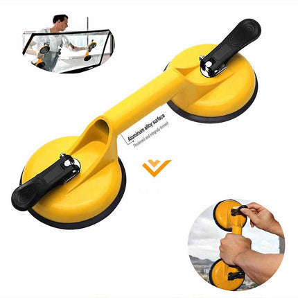 110kg Dual Suction Cup Aluminium Glass Lifter Heavy Duty Dent Puller