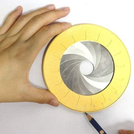 Multi-Function Adjustable Circular Compass Ruler for Drawing & Measuring
