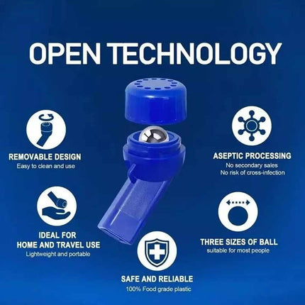 Lung Exerciser Mucus Remover Naturally Clear Mucus Breathing Aid Device NEW