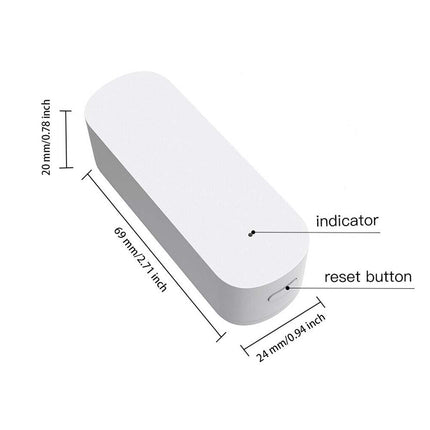 Zigbee Door/Window Vibration Detection Sensor Smart Home Alarm Device