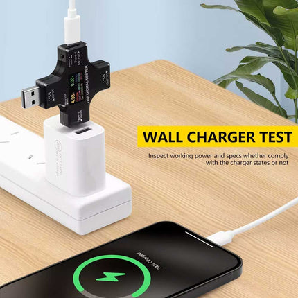 USB-C Digital Voltage Current Meter Tester for PD Power