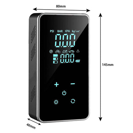 Wireless Digital Tyre Inflator Pump for Car, Portable Touch Control