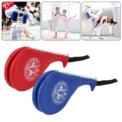 Double Kick Pad for Taekwondo & Kickboxing Punch Training