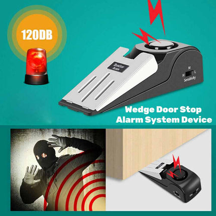 Door Stop Alarm Wedge Security System Intruder Alert Home Detection Device