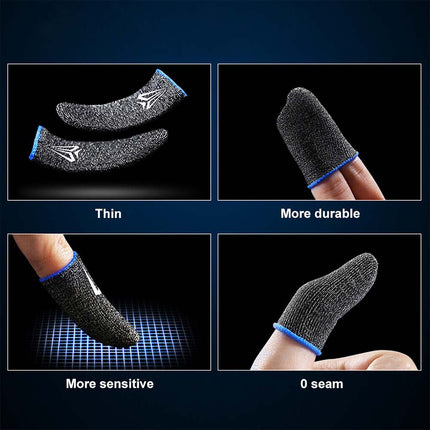 10PCS Phone Game Finger Sleeves, Sweatproof Thumb Gloves for PUBG Gamers
