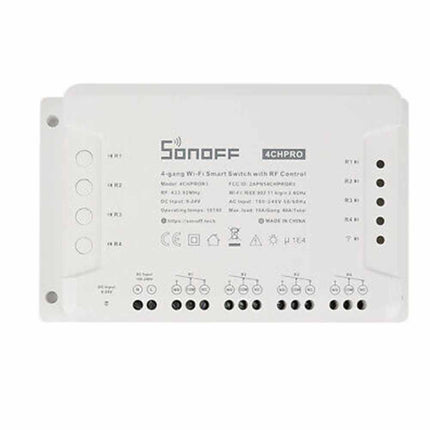SONOFF 4CH R3/PRO R3 RF 433MHz 4 Gang WiFi Smart Switch AU Plug