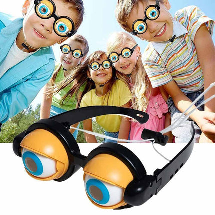Funny Crazy Blink Glasses Toy – Party Gag Eyewear for Adults