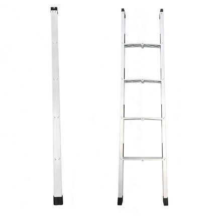 SJ 4-Step Folding Bunk Ladder – Lightweight Aluminium, Ideal for Caravan/RV/Camper