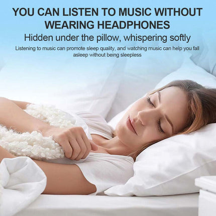 Mini Portable Bone Conduction Speaker Under Pillow Travel Sleep Aid