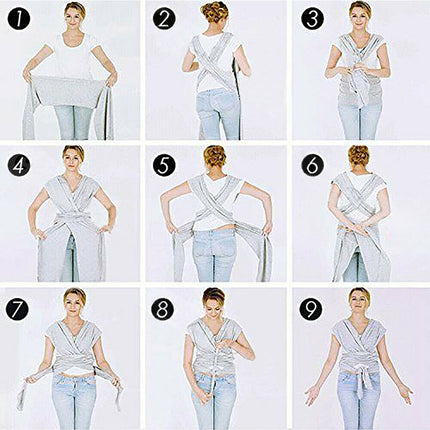 Adjustable Baby Sling Wrap Carrier Infant Breastfeeding Pouch Newborn