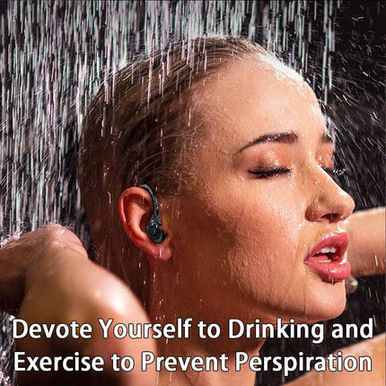 Wireless Bluetooth 5.3 Sport Earbuds Gym Headphones with Mic Sweatproof