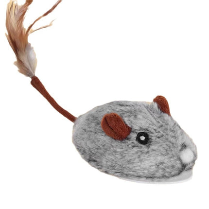 Smart Robotic Mouse Cat Toy – Interactive Teaser Automatic Moving Rechargeable