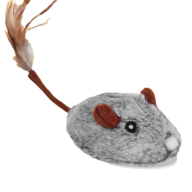 Smart Robotic Mouse Cat Toy – Interactive Teaser Automatic Moving Rechargeable