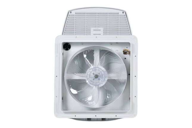355mm Roof Hatch Skylight with Fan, White Lid & Remote Control