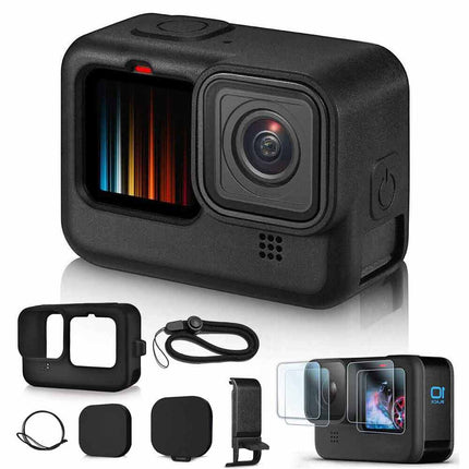 Protective Silicone Case Kit for GoPro Hero 11/10/9 Black Accessories