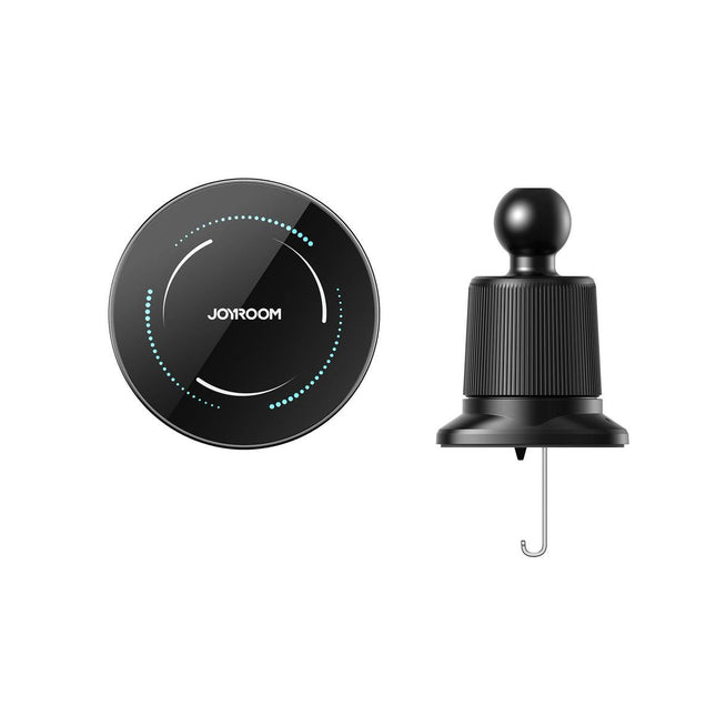 Magnetic Wireless Car Charger 2-in-1 15W, MagSafe, Air Vent & Dashboard Mount