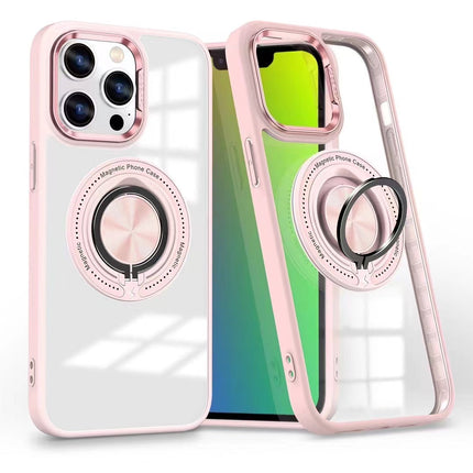 Phonix Case for iPhone 15 Plus/Pro Max, Ring Holder & MagSafe Compatible